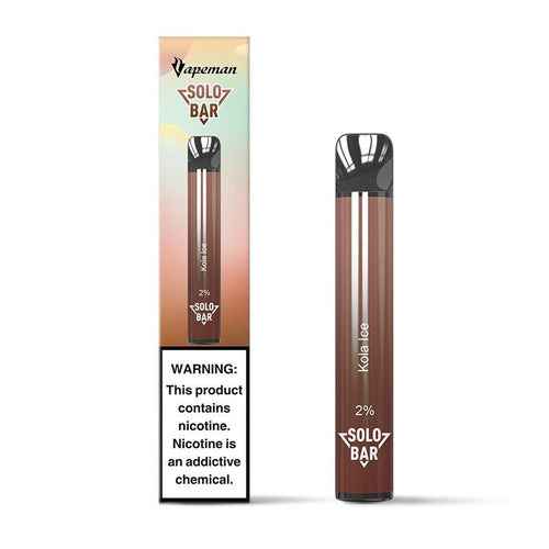 Vapeman Solo Bar Disposable Device 600 Puff | Kola Ice