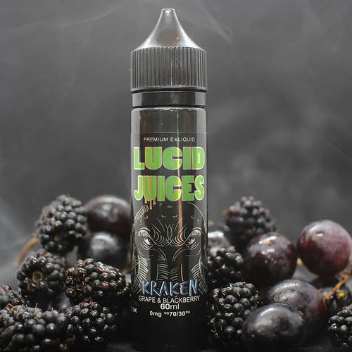 Lucid Juices 50ml Short Fill Kraken (Grape & Blackberry)