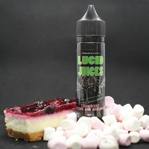 Lucid Juices 50ml Short Fill Strawberry Cheesecake & Marshmallow