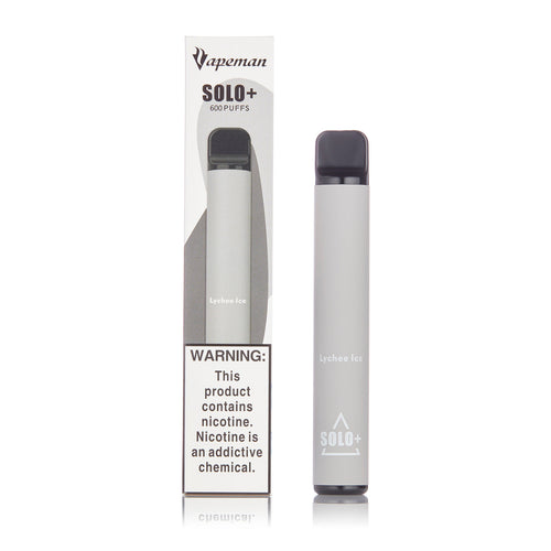 Vapeman Solo+ Disposable Pod Device 600 Puff | Lychee Ice