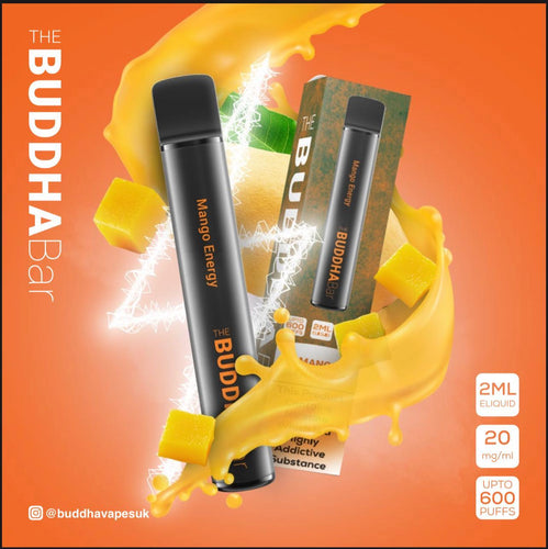 Buddha Bar 600 Puff Disposable Pod Device | Mango Energy