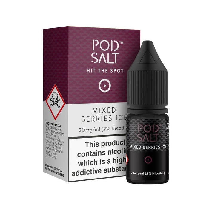 Pod Salt 10Ml Nicotine | Mixed Berries Nic Salts