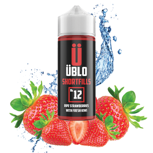 Ublo 100Ml E-Liquid - No 12 | Ripe Strawberries & Fresh Kiwi