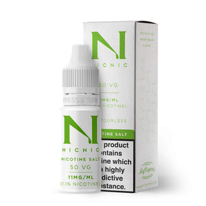 Nic Flavourless 50Vg 10Ml Nicotine Salt Salts