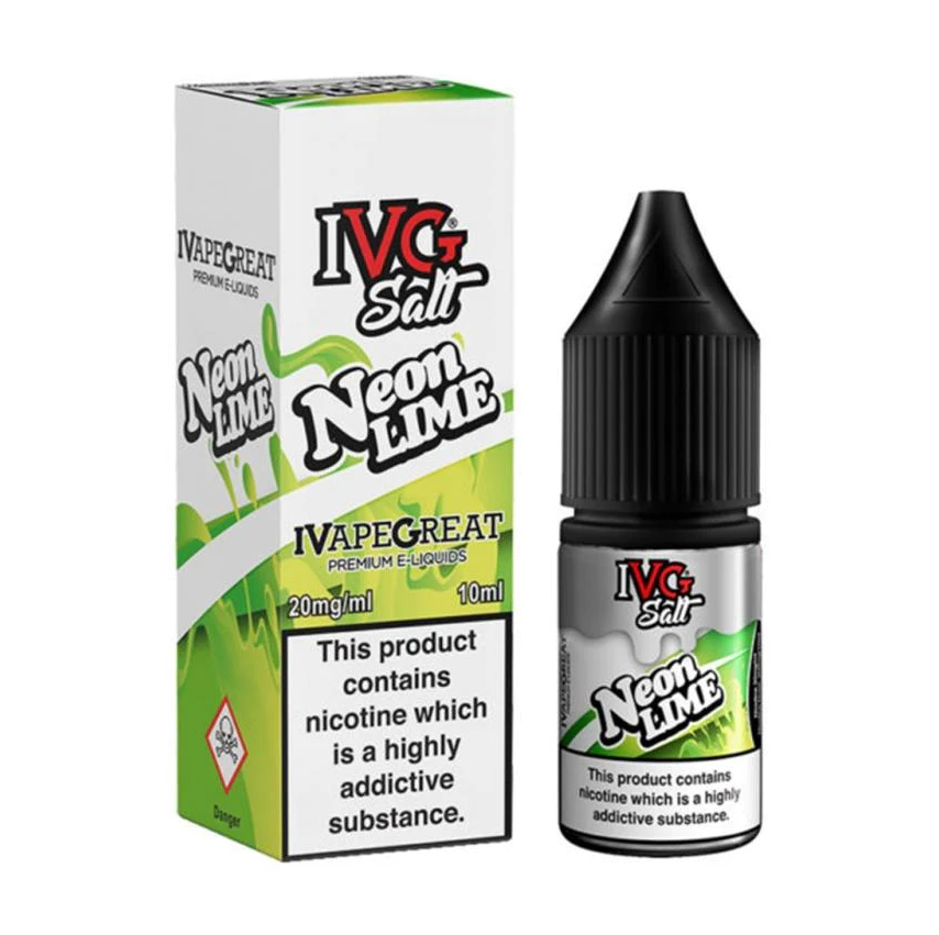 Ivg Nic Salts 10Ml E-Liquid | Neon Lime Nic