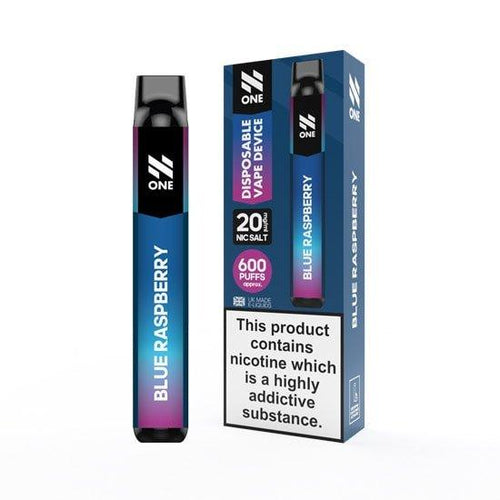 N One Disposable Vape Device 600 Puff | Blue Raspberry