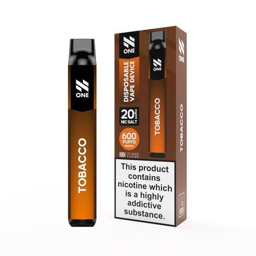 N One Disposable Vape Device 600 Puff | Tobacco