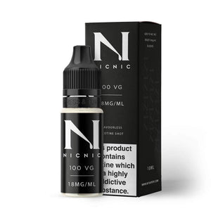 Nic 10Ml Nicotine Shot 18Mg 100% Vg E-Liquid