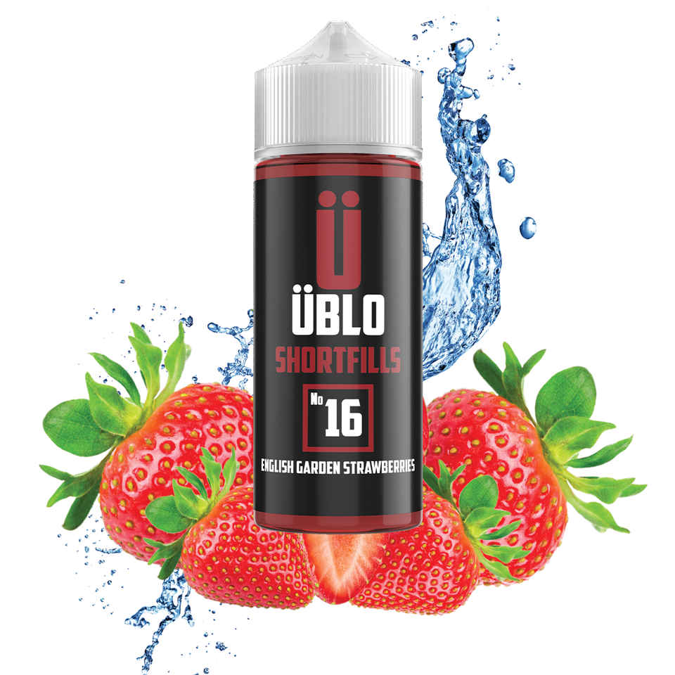 Ublo 100Ml E-Liquid - No 16 | English Garden Strawberries