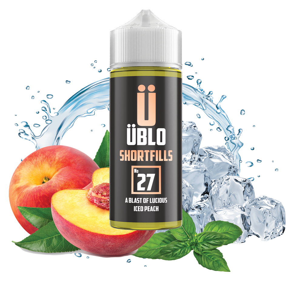 Ublo 100Ml E-Liquid - No 27 | Luscious Iced Peach