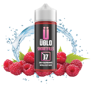 Ublo 100Ml E-Liquid - No 37 | Juicy Raspberries Fizzy Kick