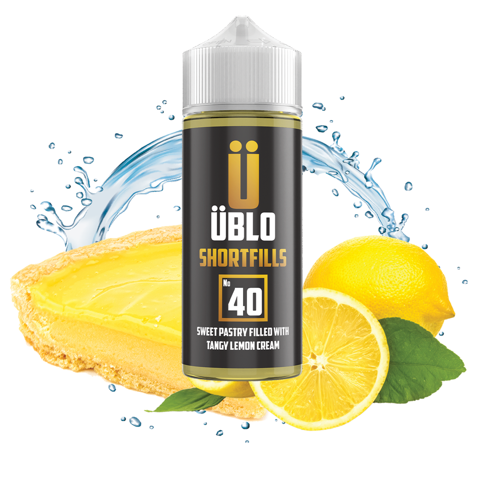 Ublo 100Ml E-Liquid - No 40 | Sweet Pastry Tangy Lemon Cream