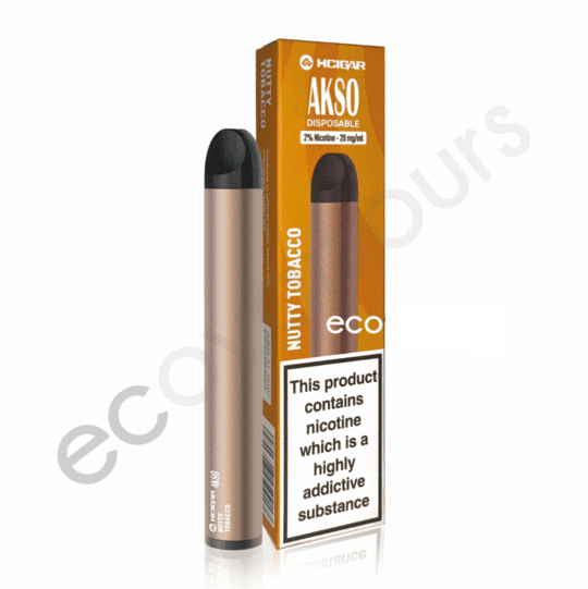 Akso Disposable Pod Device 500 Puff | Nutty Tobacco