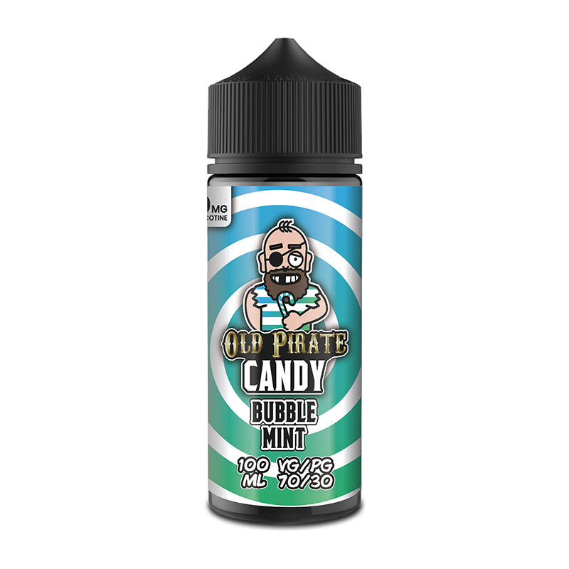 Old Pirate Candy Series 100ml Short Fill Bubble Mint