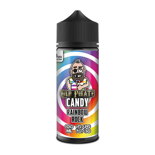 Old Pirate Candy Series 100ml Short Fill Rainbow Rock