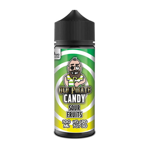 Old Pirate Candy Series 100ml Short Fill Sour Fruits
