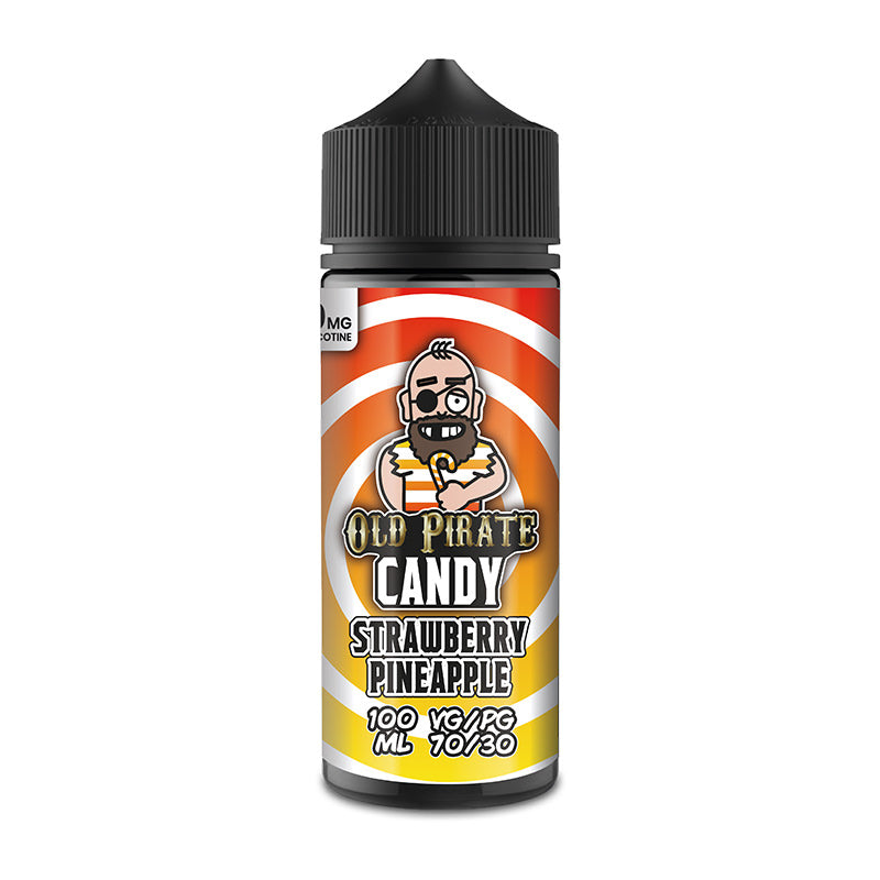 Old Pirate Candy Series 100ml Short Fill Strawberry Pineapple