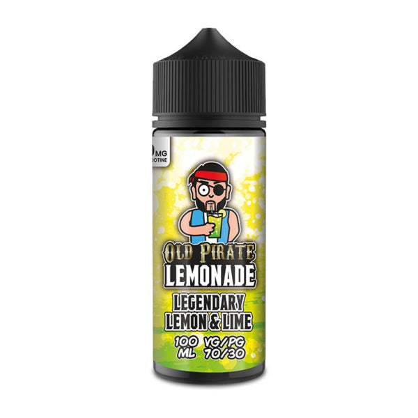 Old Pirate Lemonade Series 100ml Short Fill Lemon & Lime