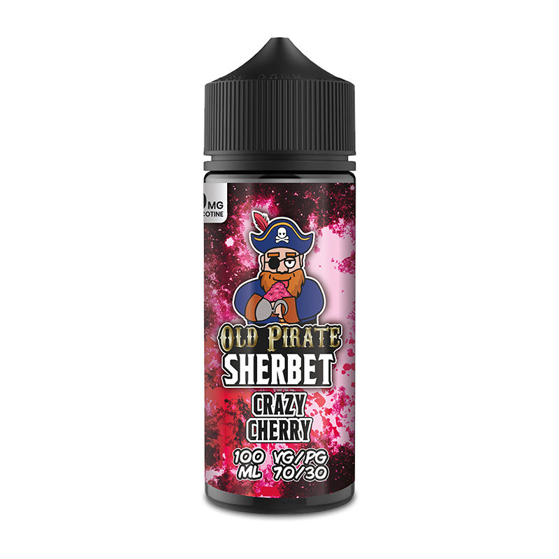 Old Pirate Sherbet Series 100ml Short Fill Crazy Cherry