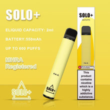 Load image into Gallery viewer, Vapeman Solo+ Disposable Pod Device 600 Puff | P.m.g