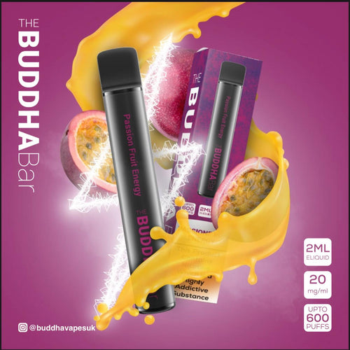 Buddha Bar 600 Puff Disposable Pod Device | Passion Fruit Energy