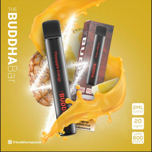 Buddha Bar 600 Puff Disposable Pod Device | Pineapple Energy