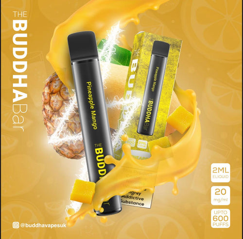 Buddha Bar 600 Puff Disposable Pod Device | Pineapple Mango