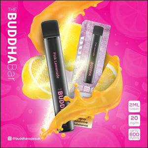 Buddha Bar 600 Puff Disposable Pod Device | Pink Lemonade