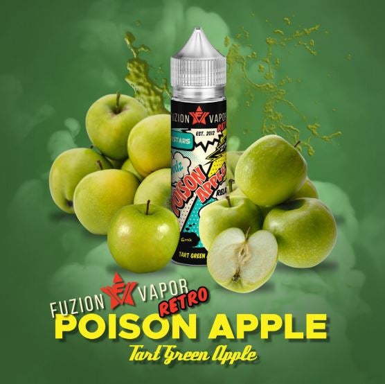 Fuzion Vapor 50Ml E-Liquid | Poison Apple