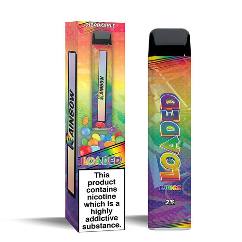 Loaded E-Juice Disposable Pod Device | Rainbow