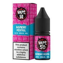 Load image into Gallery viewer, Raspberry Menthol 10Ml E-Liquid By Vape 50