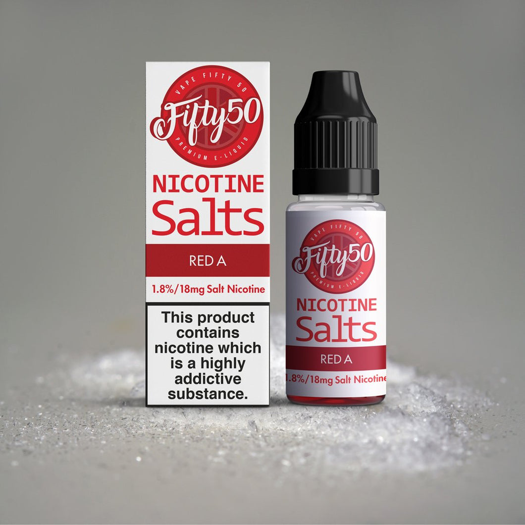 Fifty 50 Nic Salts 10Ml - Red A