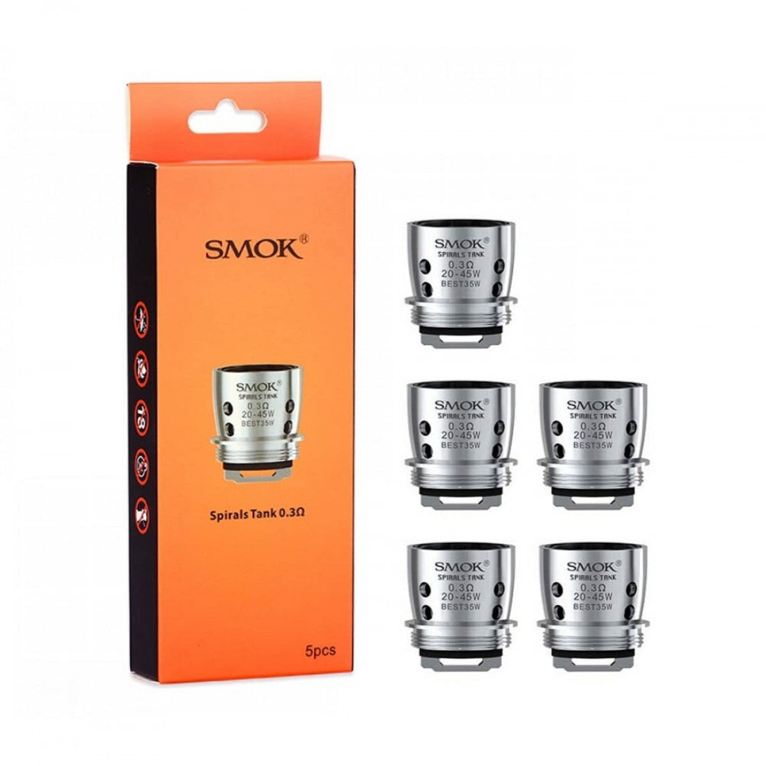 Smok Spirals Replacement Coils 5 pack