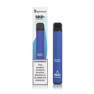 Vapeman Solo+ Disposable Pod Device 600 Puff | Blue Sour Raspberry