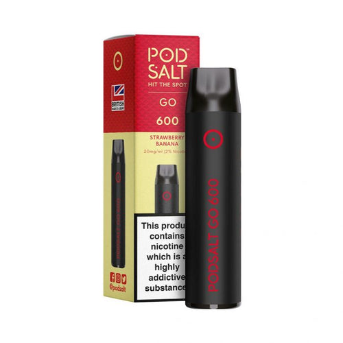Pod Salt Go 600 Disposable Device | Strawberry Banana
