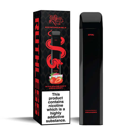 Ruthless E-Juice Disposable Pod Device | Strawberry Dragon
