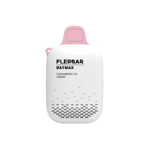 Flerbar Baymax 3500 Puff Disposable Pod Device | Strawberry Ice Cream