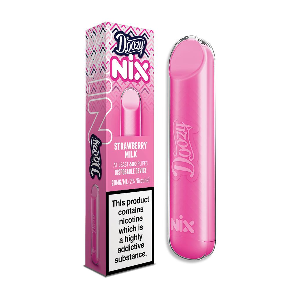 Doozy Nix Disposable Pod Device 600 Puff | Strawberry Milk