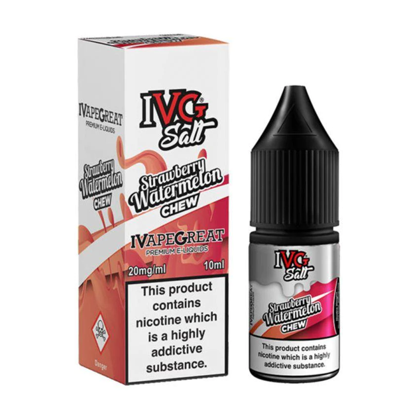 Ivg Nic Salts 10Ml E-Liquid | Strawberry Watermelon Chew Nic