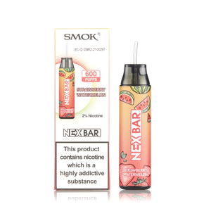Smok Nex Bar 600 Puff Disposable Pod Device | Strawberry Watermelon