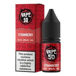 Strawberry 10Ml E-Liquid By Vape 50