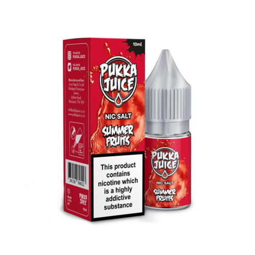 Pukka Juice 10Ml Nic Salts E-Liquid | Summer Fruits