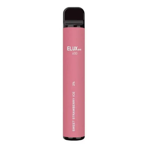 Elux Bar 600 Puff Disposable Pod Device | Sweet Strawberry Ice