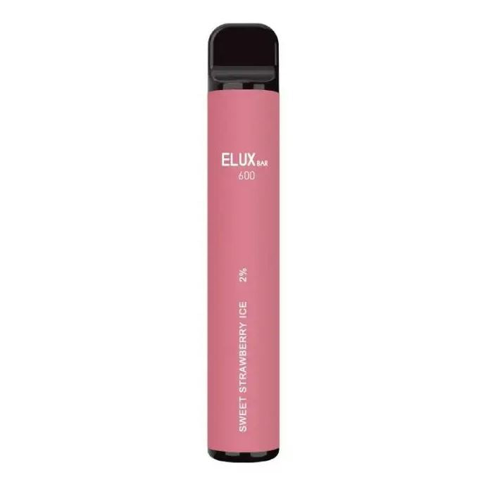 Elux Bar 600 Puff Disposable Pod Device | Sweet Strawberry Ice