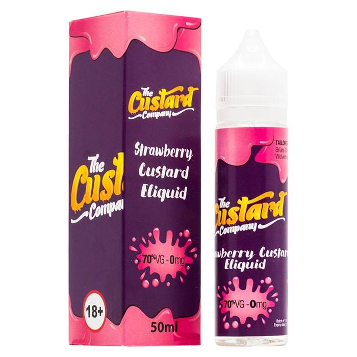 The Custard Company 50ml Short Fill Strawberry Custard