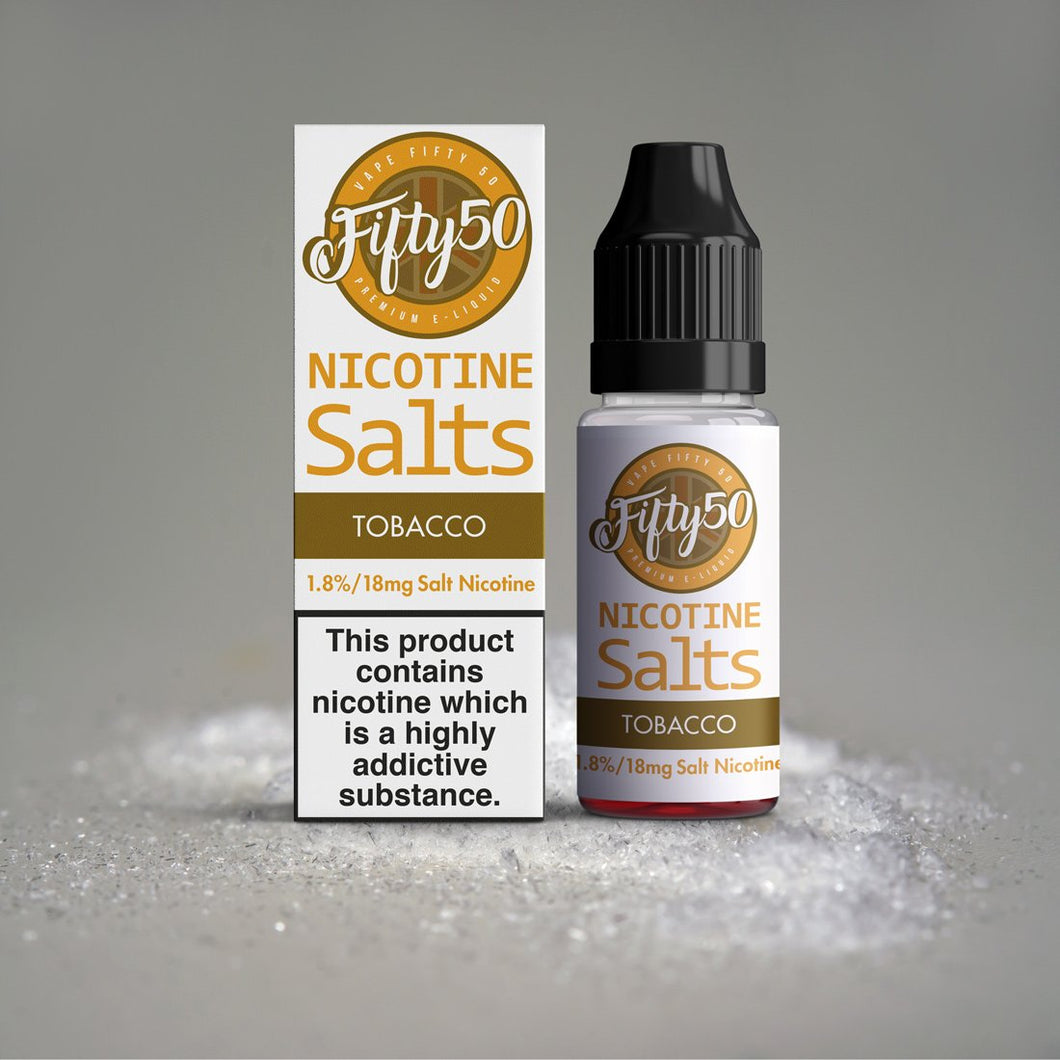 Fifty 50 Nic Salts 10Ml - Tobacco