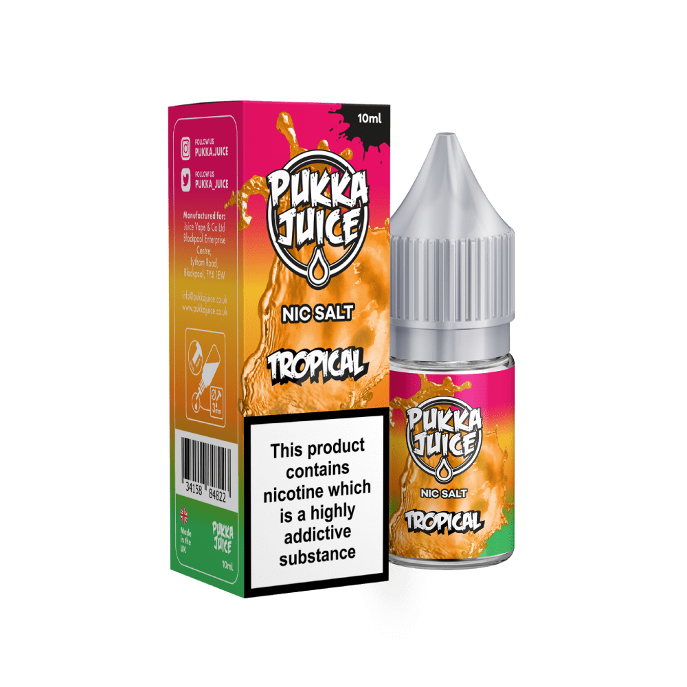 Pukka Juice 10Ml Nic Salts E-Liquid | Tropical