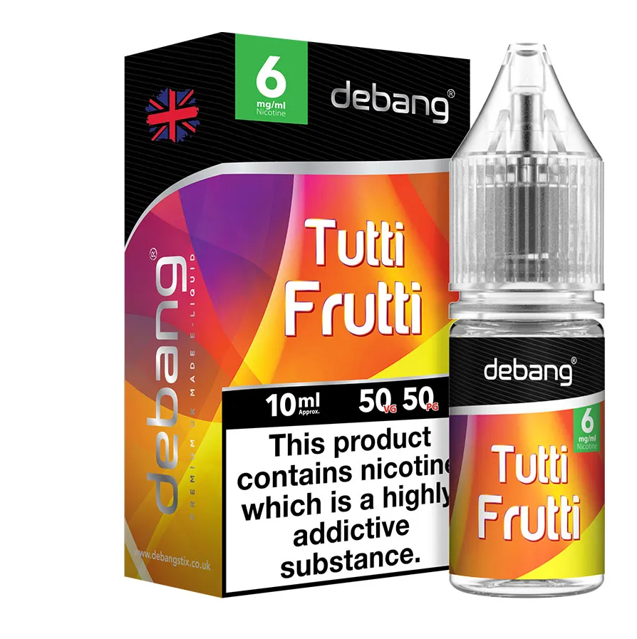 De-Bang 10Ml E-Liquid | Tutti Frutti