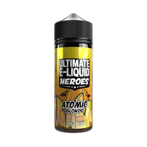 Ultimate E-Liquid Heroes Series 100ml Short Fill Atomic Blonde