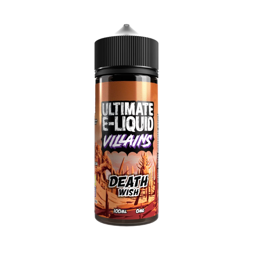 Ultimate E-Liquid Villains Series 100ml Short Fill Death Wish